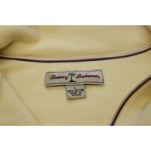 Tommy‎ Bahama 1/4 Zip Mock Neck Sweatshirt Men’s Size Large Knit Pullover - Picture 7 of 14